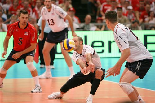 Volleyball Team Drills Serve Line Up