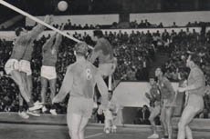 history of volleyball 1956 Paris world championship indoor